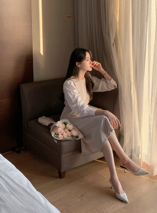 uptownholic-[셀링 블렌딩 원피스 (*2color)]♡韓國女裝連身裙
